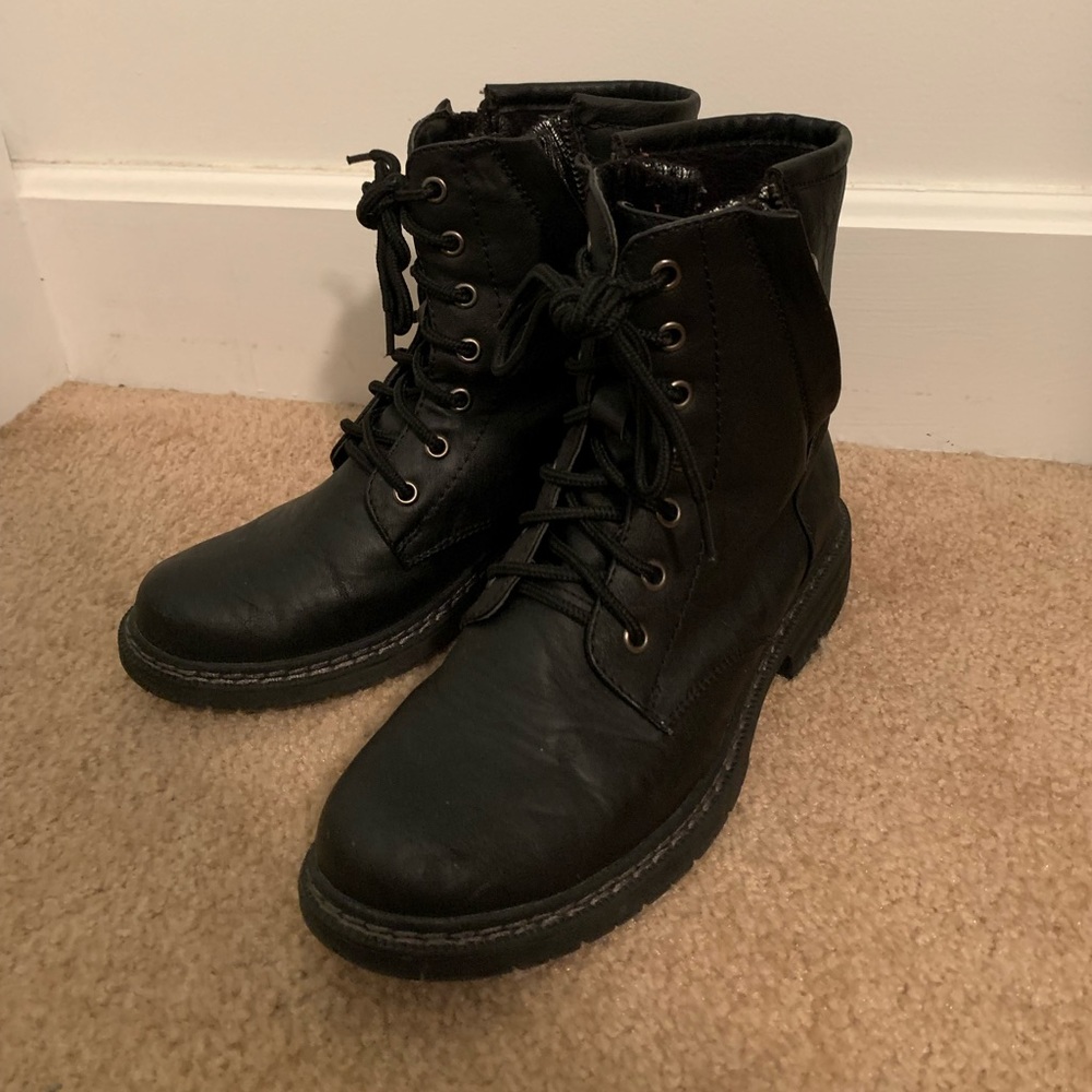 Black Combat Boots